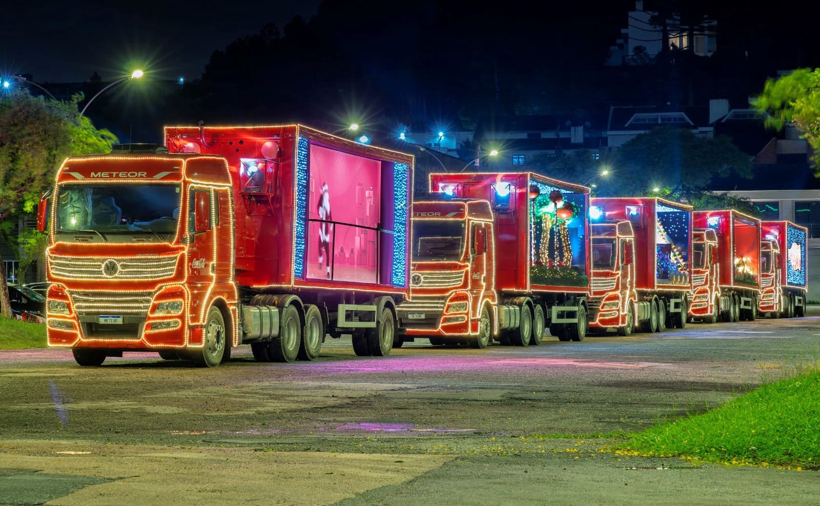 Caravana de Natal da Coca Cola chega a Sinop com magia festiva